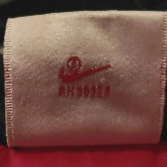 Retro Nike Windbreaker Jacket Red Black Full Zip Vintage 90s Tracksuit Style - Picture 6 of 10